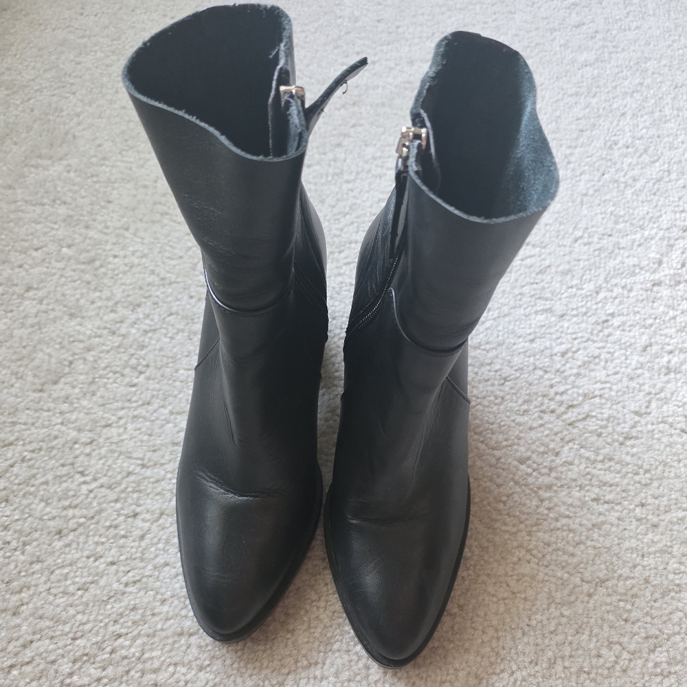 Topshop Black Heeled Booties - Picture 3 of 5